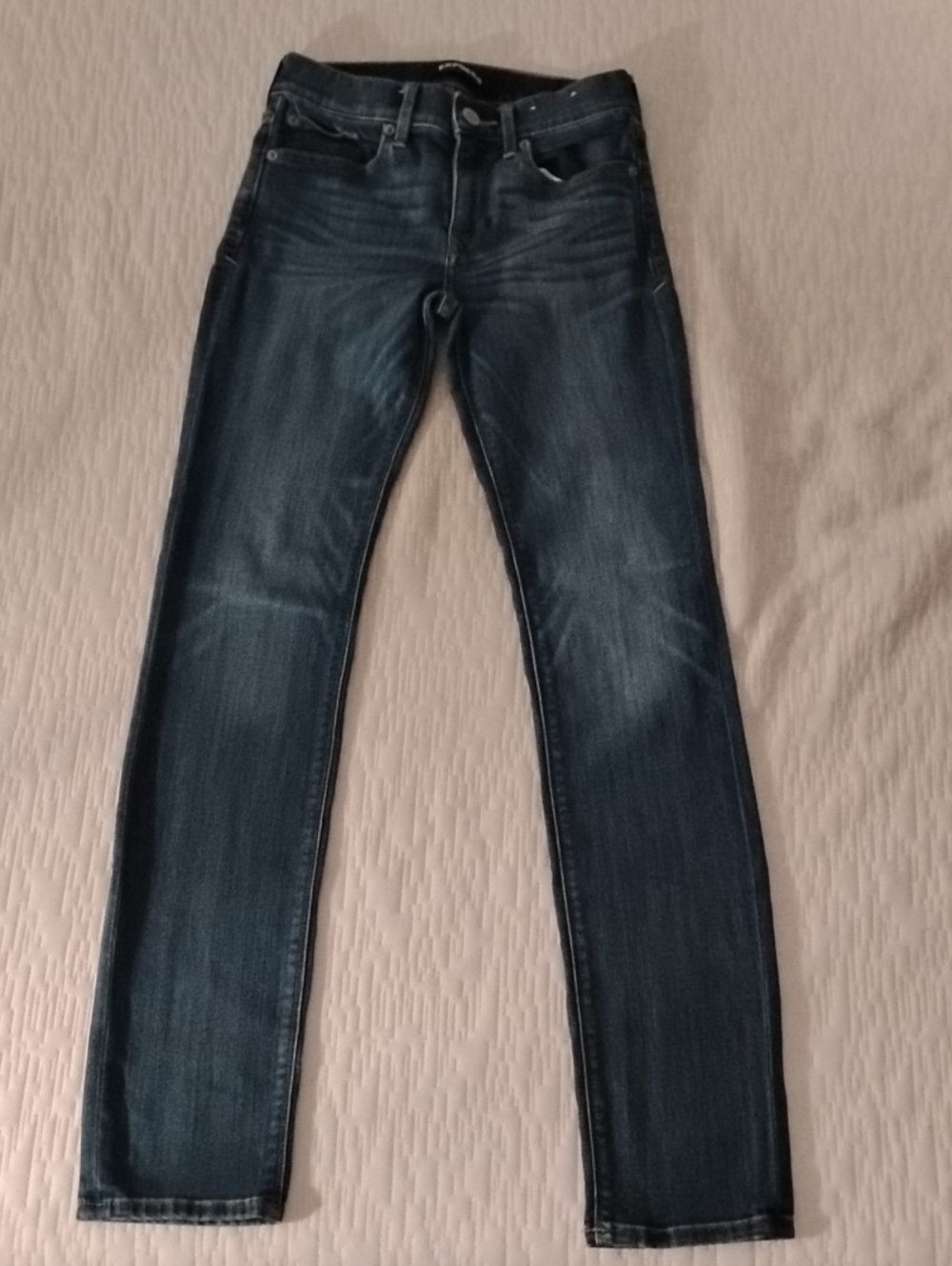 Express Skinny Jeans in Dark Blue Wash